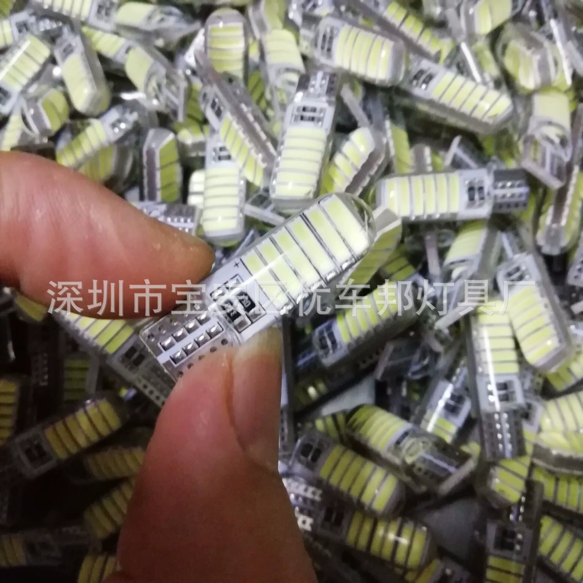 Силиконовый светильник T10, 12 светодиодов, T10 7020 12SMD, демонстрация ширины, дверная лицензия