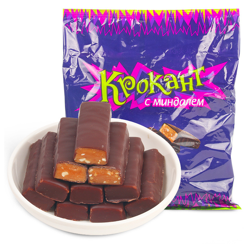 俄罗斯进口紫皮糖 网红小零食 结婚喜糖 一件十袋批发包邮|ru