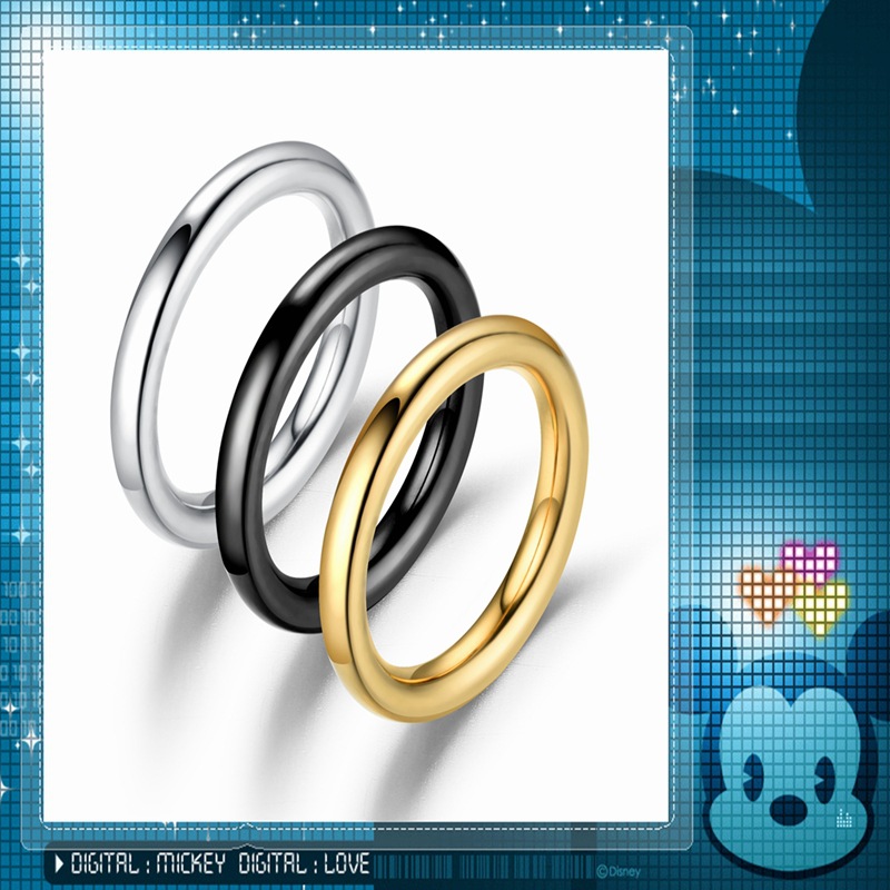 Korean Popular Stainless Steel Round Ring Wholesale Nihaojewelry display picture 3