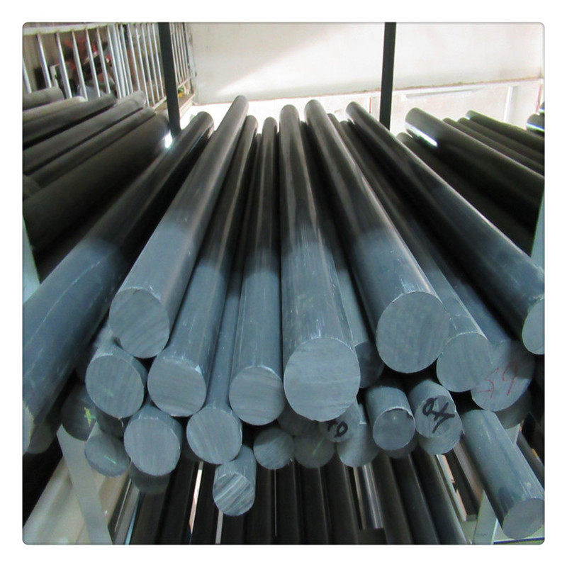 全新料PVC聚氯乙烯棒 耐酸碱塑料棒 灰色PVC实心棒 阻燃PVC硬棒板