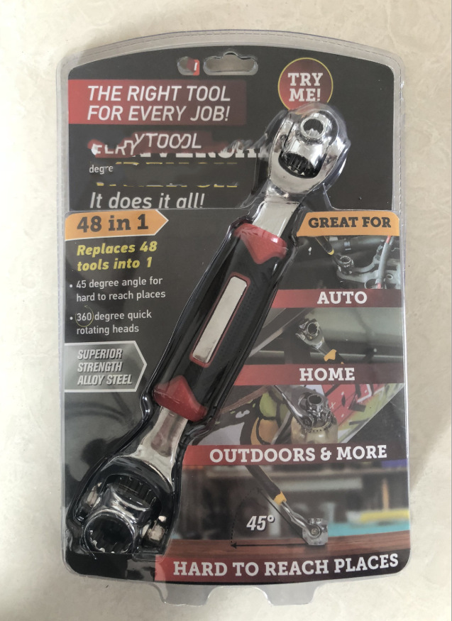 多功能扳手 48合一360度旋转多功能扳手48-in-1 Universal Wrench