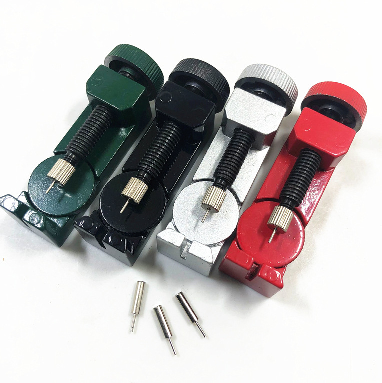 修表工具2068金属可调高度手表拆带器表带拆卸工具 钟表工具 绿色