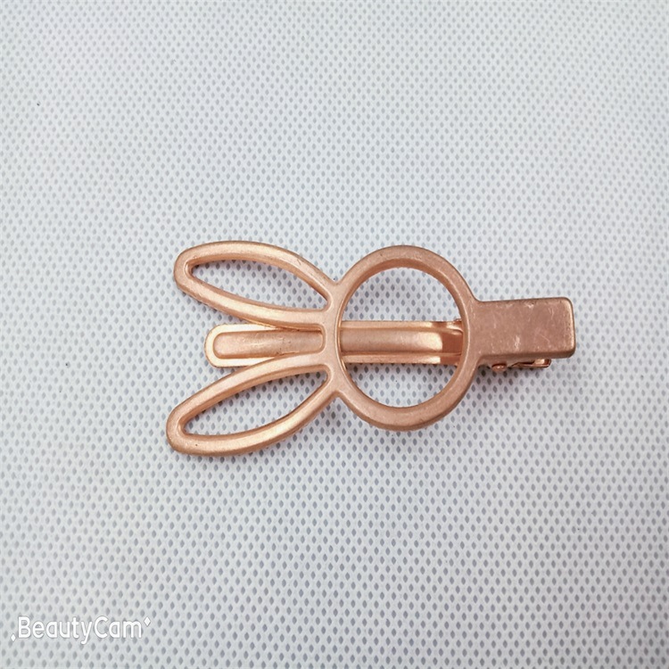 东莞厂家直供 可爱兔子美发夹子弹簧拉力大坚固耐用支持定 制批发