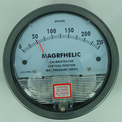 Grace MAGRFHELIC Clean room Pressure table A2000 Series pressure table 0-250pa Differential Pressure Gauge