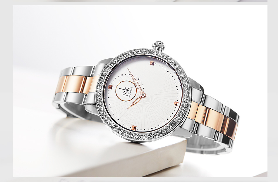 SHENGKE Metal Strap Watch