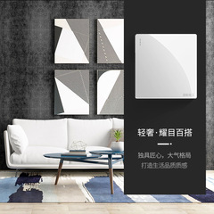 International electrician type 86 one-open five-hole with USB socket panel household 16a wall power switch socket wholesale