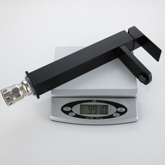 304 stainless steel black basin faucet hot and cold table basin wash basin European style bathroom black faucet