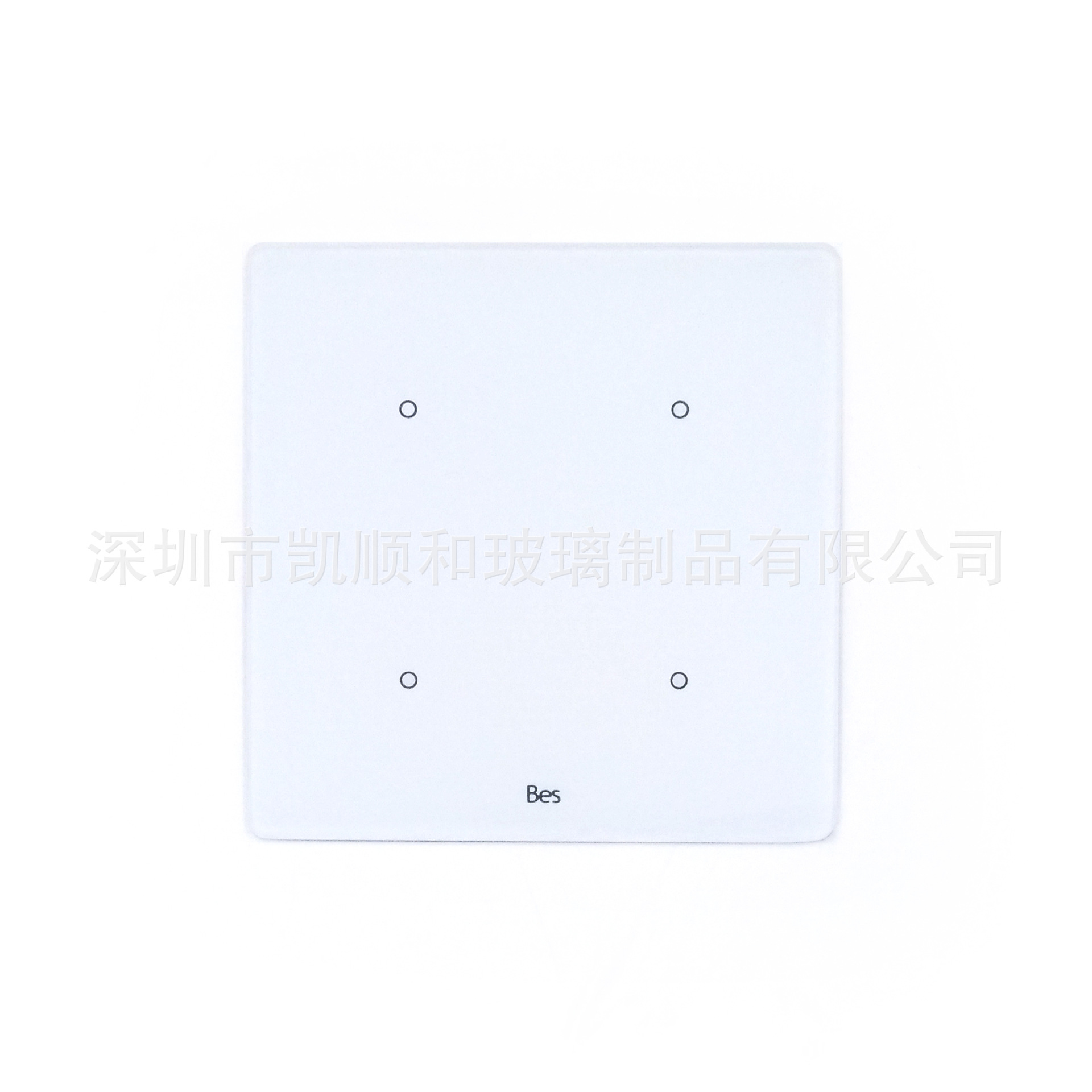 深圳开关面板玻璃厂家|智能感应开关面板||86*86*3mm高透明