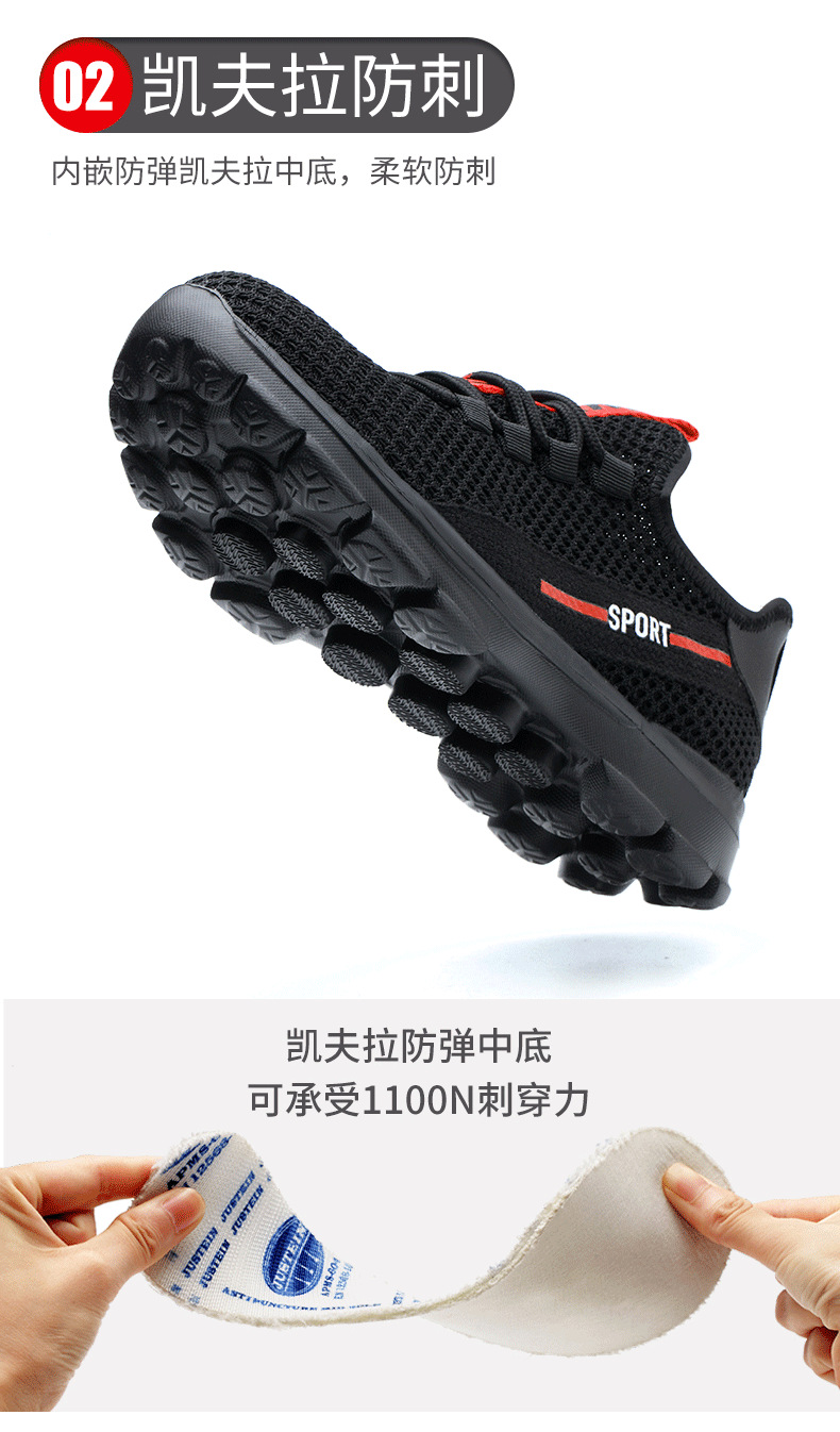 Chaussures de sécurité - Anti-fracassant anti-rayures antidérapant - Ref 3404786 Image 11