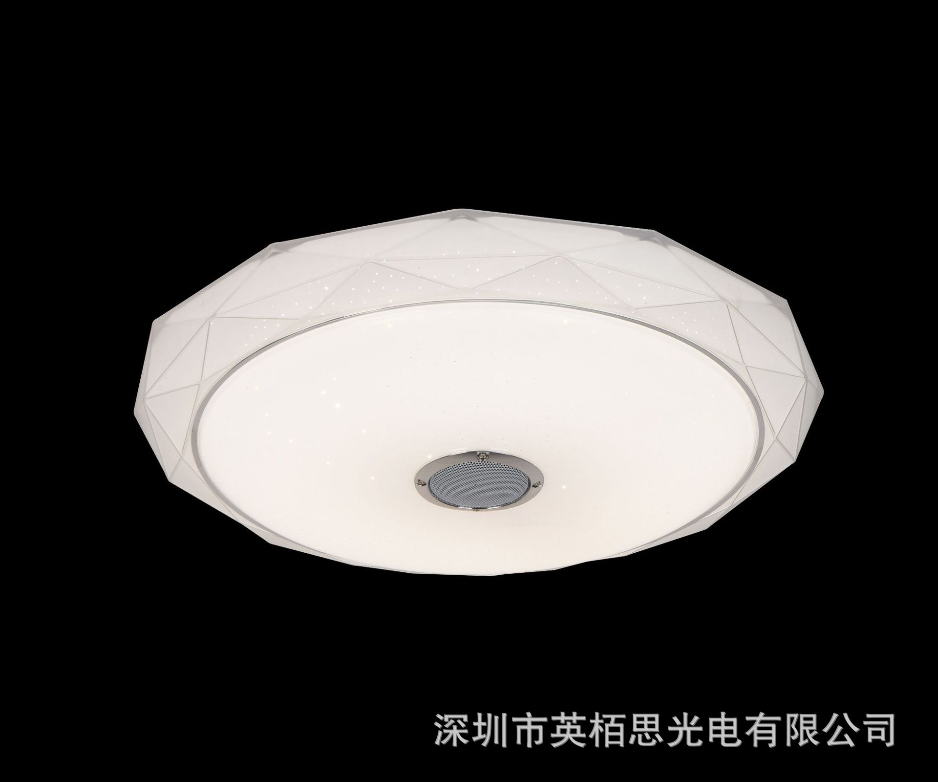 跨境亞馬遜33CM藍(lán)牙音樂LED吸頂燈36W智能兒童客廳臥室燈飾燈具