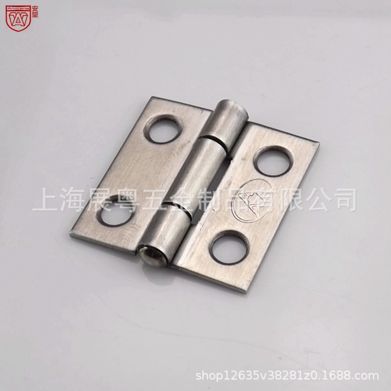 Anwang 25 * 25 bisagra 1 pulgada pequeña bisagra de acero inoxidable plegable mini pequeña bisagra de acero inoxidable