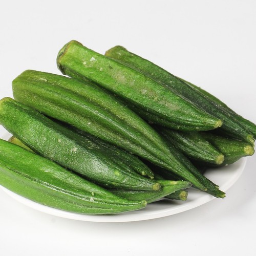 Wholesale Okra Crispy Okra Dried, Bulk Dehydrated Ready-to-Eat Fruit and Vegetable Crisps, Wholesale Leisure Snacks