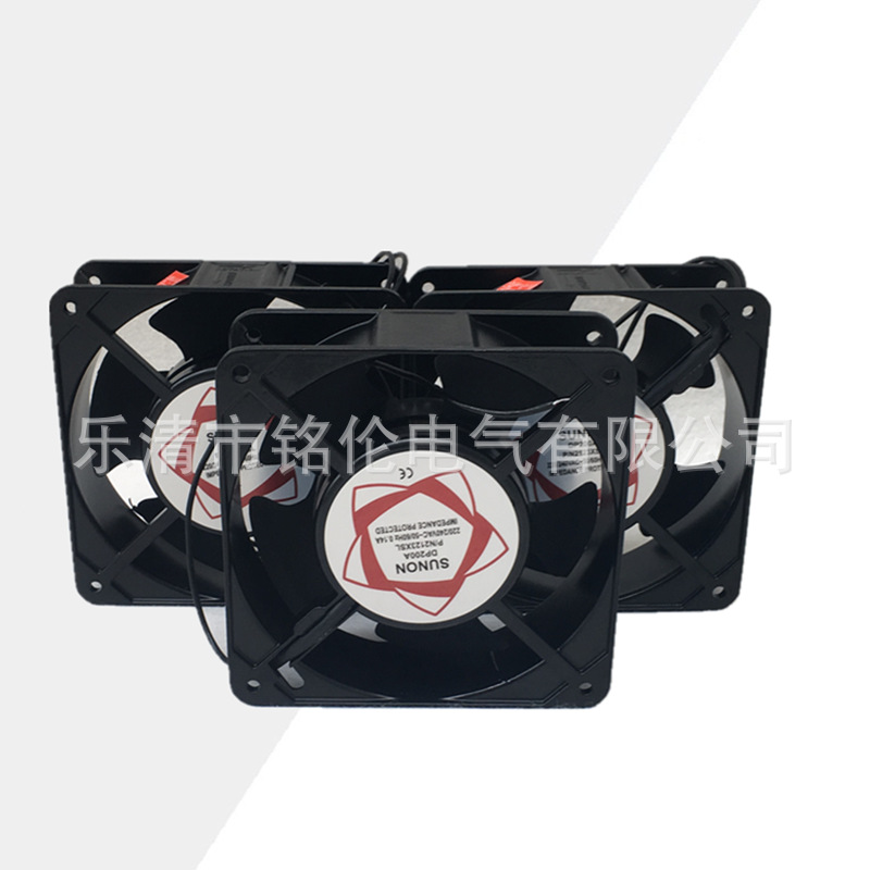 小型轴流风机 散热风扇 120*120*25含油轴承 工频仪表风机220V