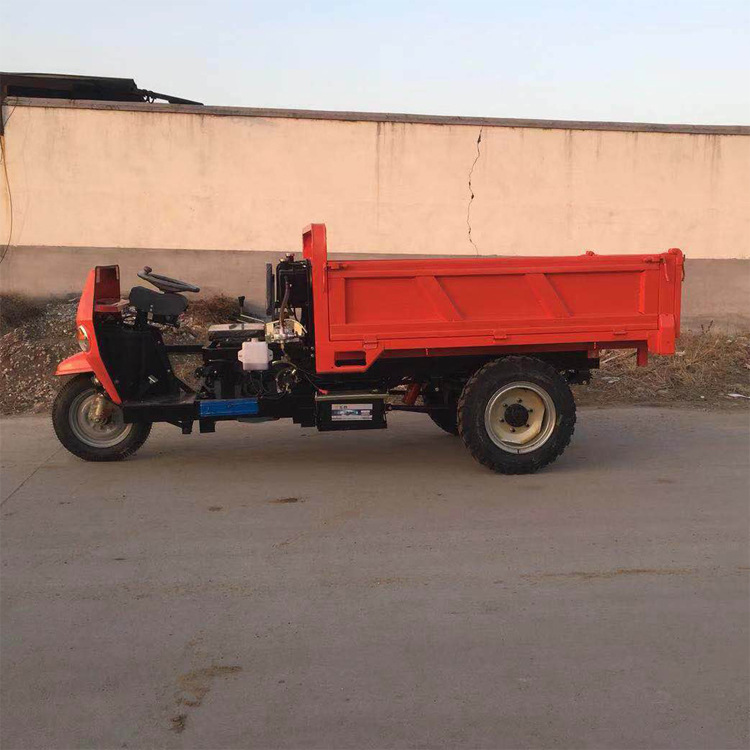 晨畅工地三轮车厂 批发自卸翻斗农用三轮车 工程三轮车