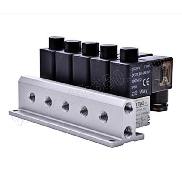 3V2M系列多联阀AIRTAC/亚德客3V2M-NC-A-I-13F13连,接口R1/8,AC2