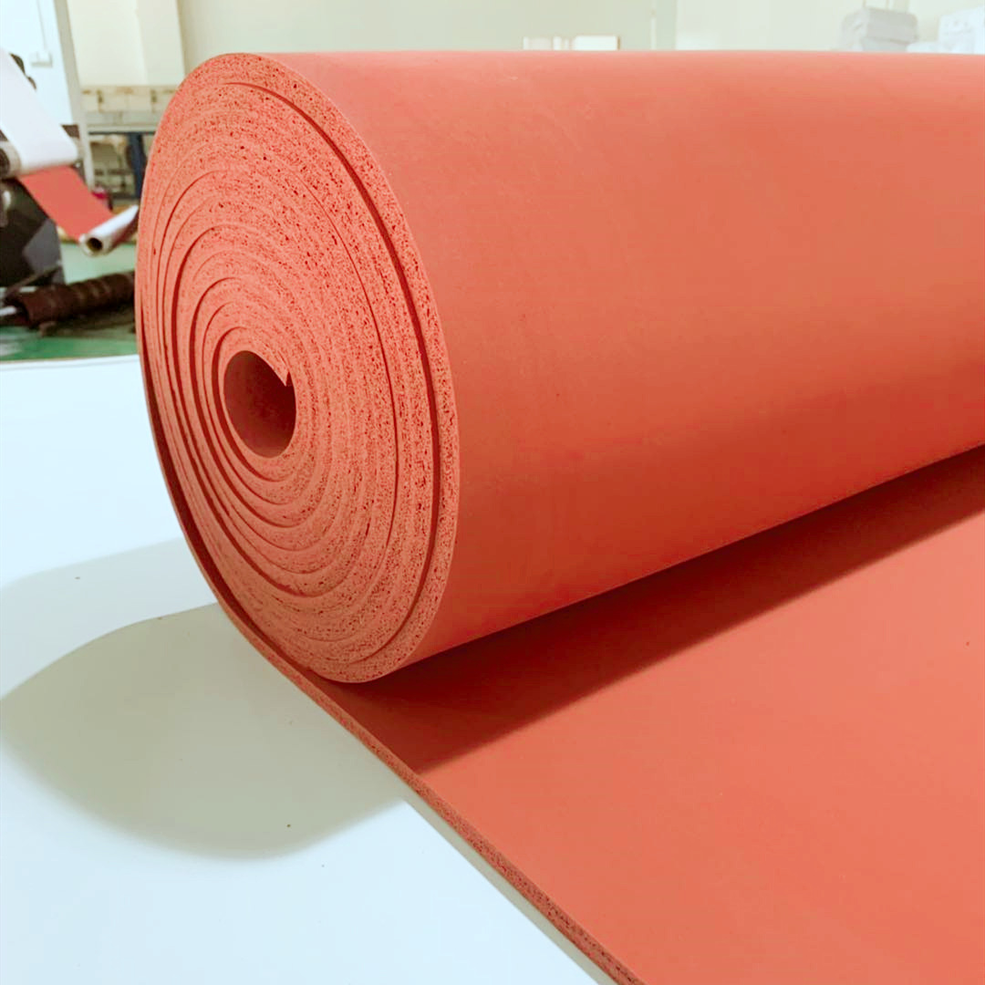 硅胶发泡板硅胶垫 防火抗压卷料现货 批发厂家直销包邮 硅胶垫|ms