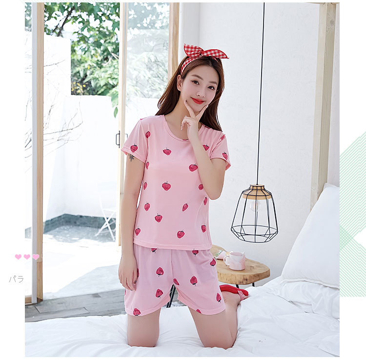 S粉色草莓短袖 (7)