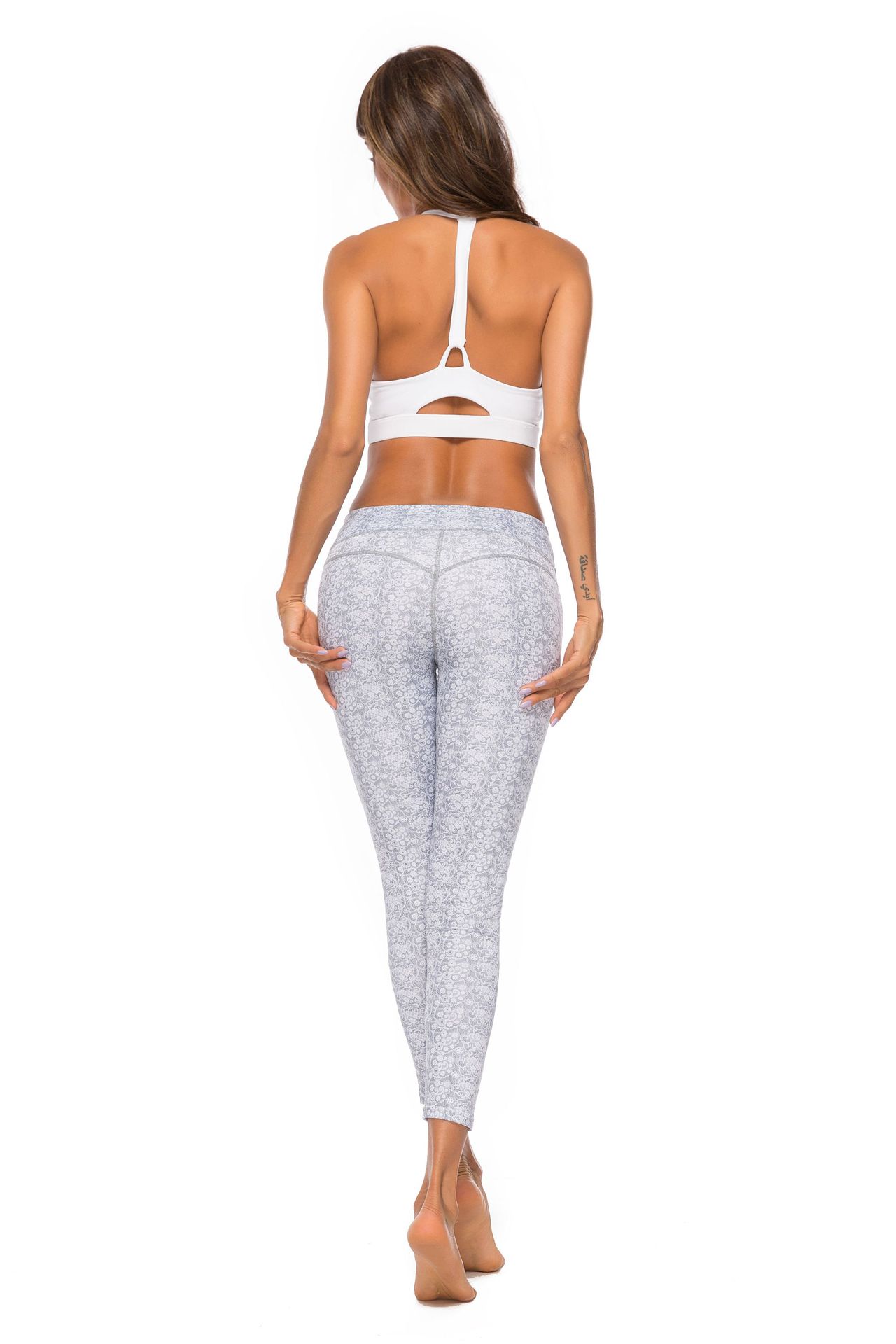 printing yoga stitching pants NSNS47245