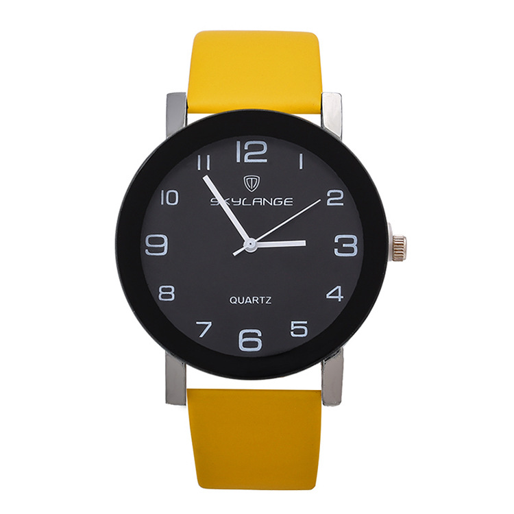 Casual Color Sólido Hebilla Cuarzo Relojes Hombre display picture 5