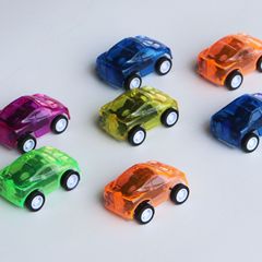 Transparent car cute boy toy car pull back car creative mini car for children and babies