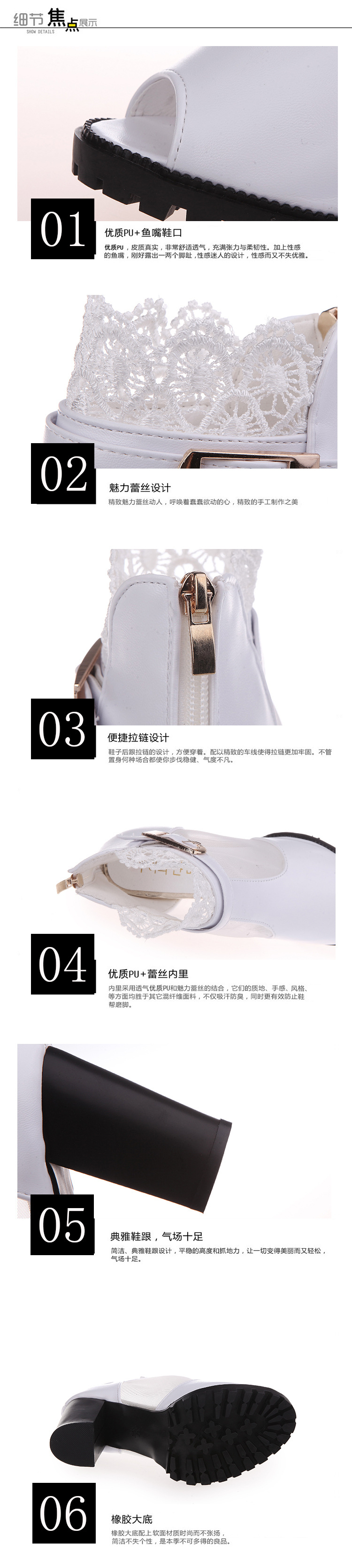 Chaussures été pour femme en Caoutchouc - Ref 3346665 Image 9