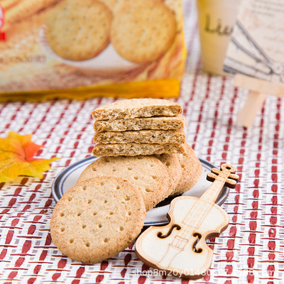 Nissin 360g/ Wheat bran No sugar biscuit Coarse grains biscuit Office leisure time snacks No add breakfast food