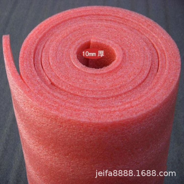 专业制订各规格红色珍珠棉卷 冲型异形盒 分切珍珠棉片1MM-10MM