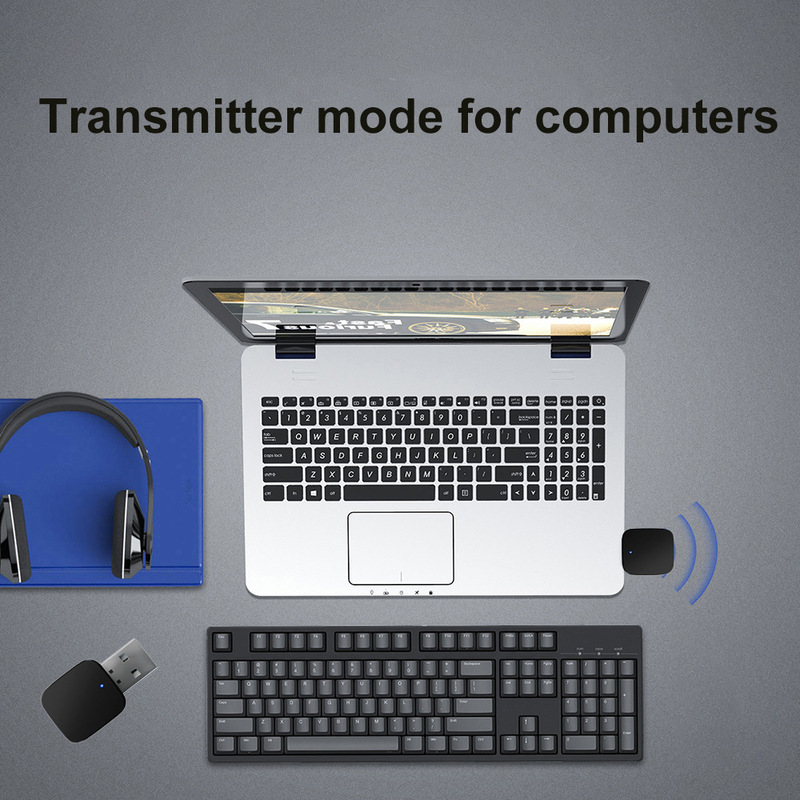 2021 hot Bluetooth audio receiver transmitter two-in-one stereo adapter Computer TV car