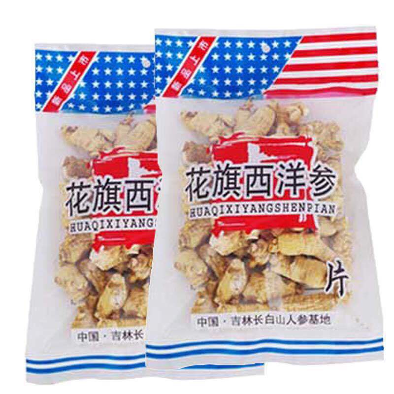 American Ginseng Root Sections and Round Granules Dried Panax quinquefolius for Cooking and Tea 500g quality and texture