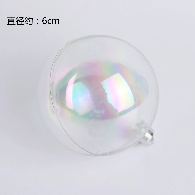 Brand transparent fuchsia decorations