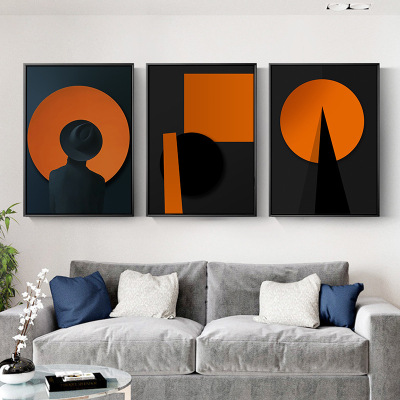 现代简约装饰画人物个性创意样板间挂画北欧客厅墙画艺术壁画|ms