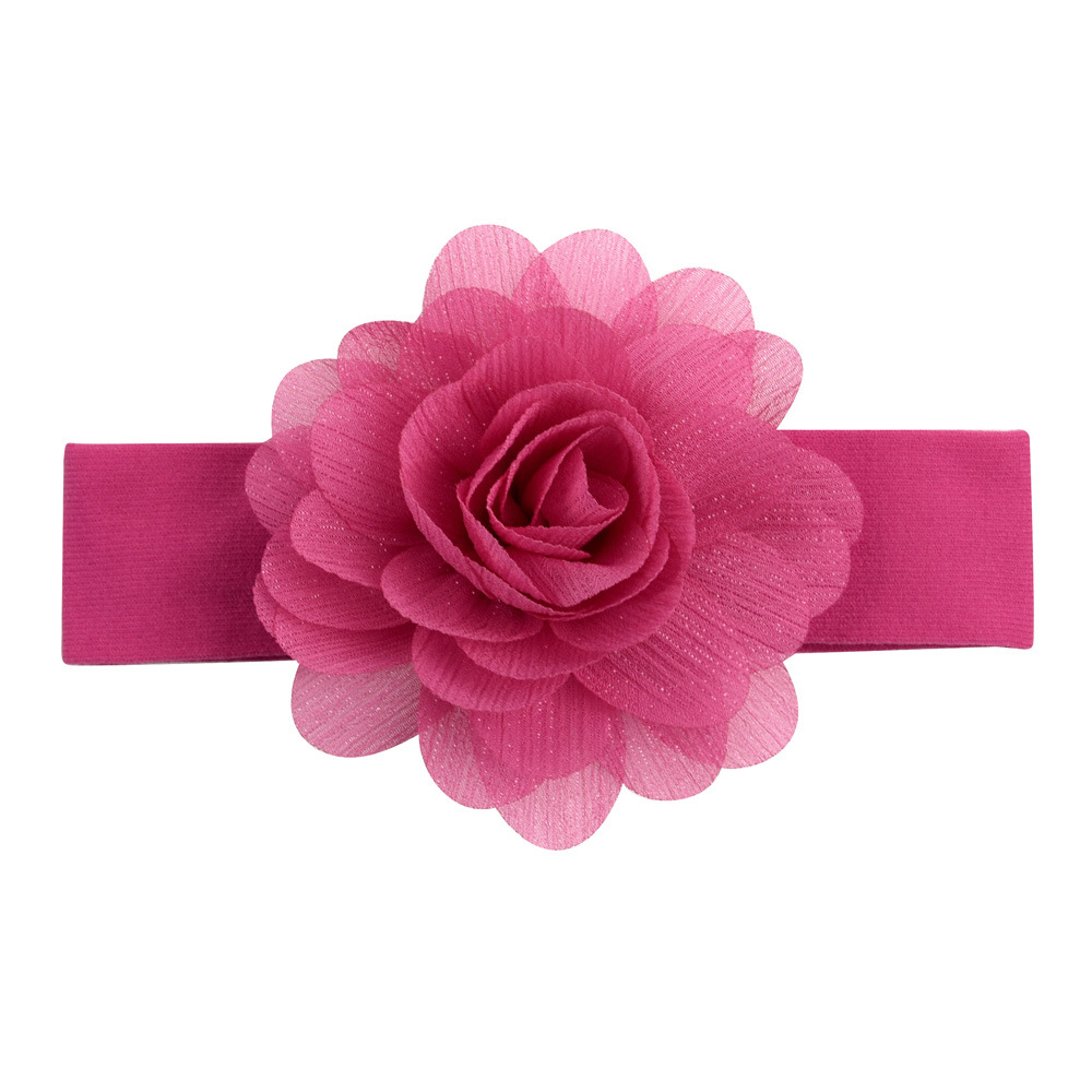 New Fashion Chiffon Flower Lace Headband display picture 5