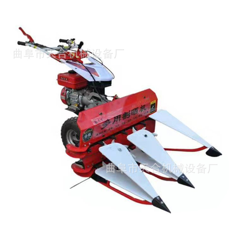 养殖基地苜蓿草收割机自走式手推割晒机型号供应齐全