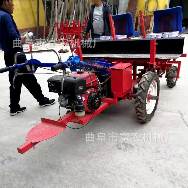双行自走式蔬菜栽苗机 玉米苗移栽机 辣椒苗西瓜苗栽苗机