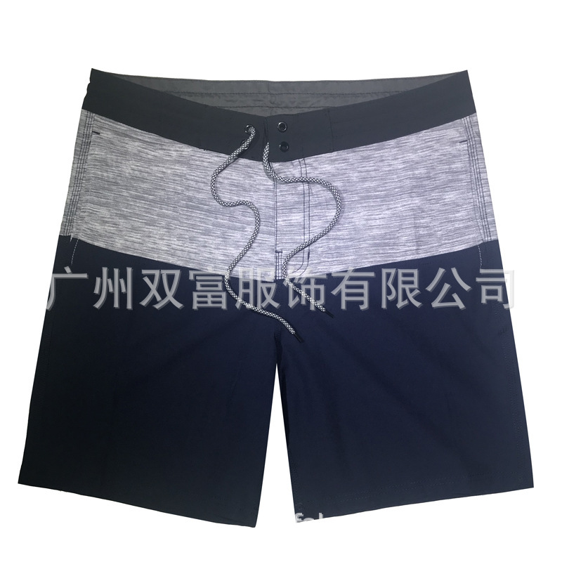 High-end four-sided elastic fast dry beach pants men's surfing pants loose hot spring swimming pants sports pants casual pants