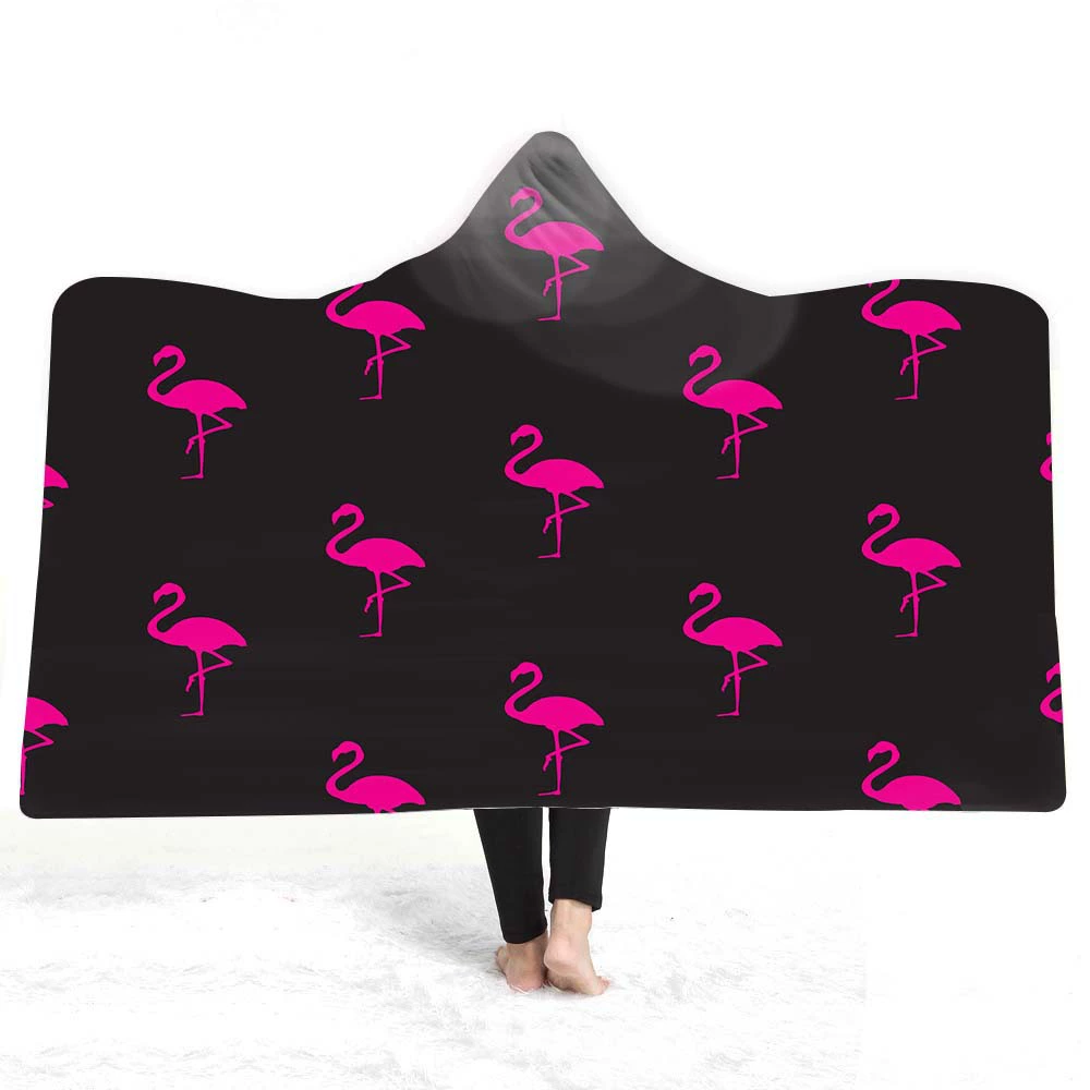 Новый H волшебный плащ с капюшоном плащ одеяло взрослые дети шляпа двойное плюшевое одеяло на фигуру