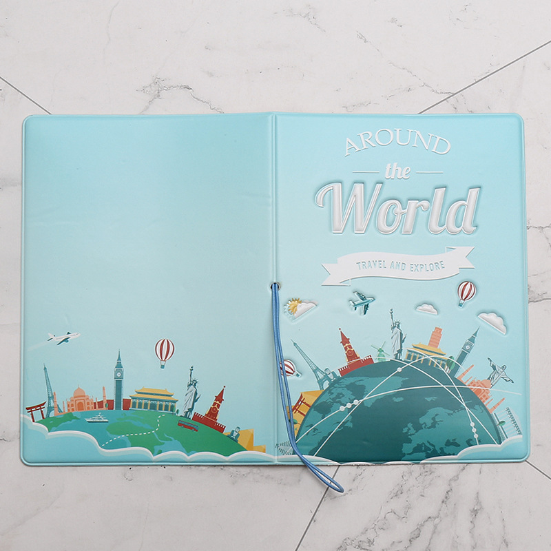 Unisexo Lindo Tierra Pvc Porta Pasaportes display picture 2