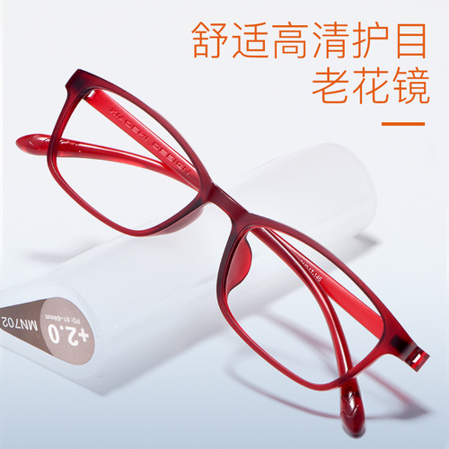 New TR90 anti-blue light reading glasses, no screws, ultra-light resin reading glasses for men and women, X1X2 street stall wholesale