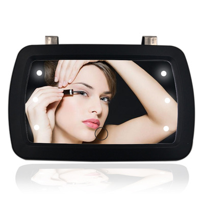 automobile LED Make-up mirror vehicle Visor high definition Interior trim Car finger Touch switch