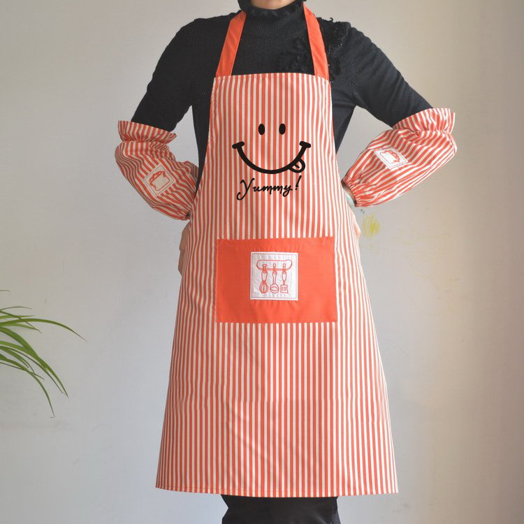 Cocina casera creativa delantal antiincrustante moda a prueba de aceite de las mujeres japonesas lindas de los hombres que cocinan ropa de trabajo logotipo personalizado