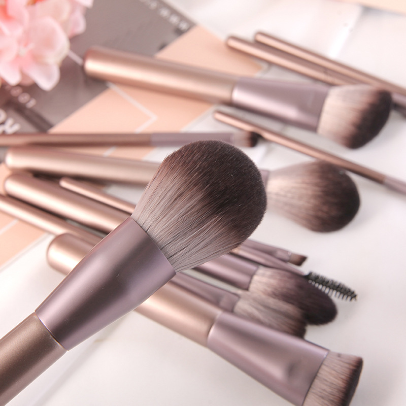 12 Small Grape Makeup Net Red Full Set Professional Brush_voghion.com