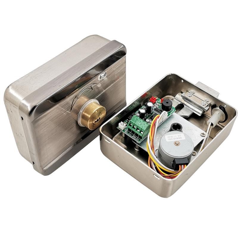 2025款智能电机锁静音灵性锁楼宇门电子门禁密码刷卡遥控电控锁