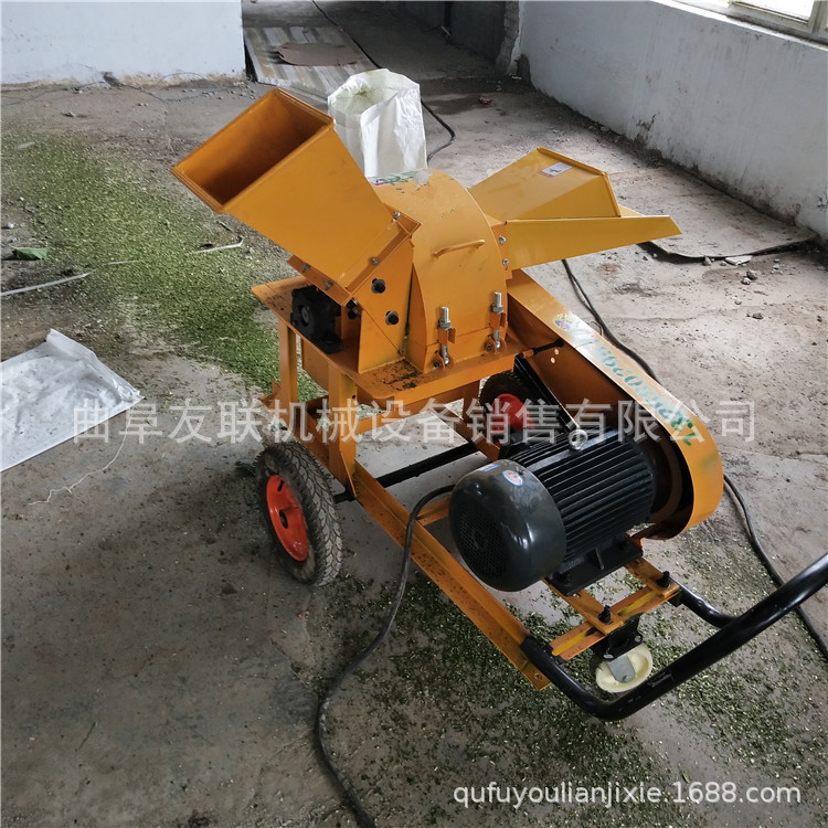 木屑边角料锯末机 树枝杂木粉碎机 木材加工厂用下脚料破碎机59