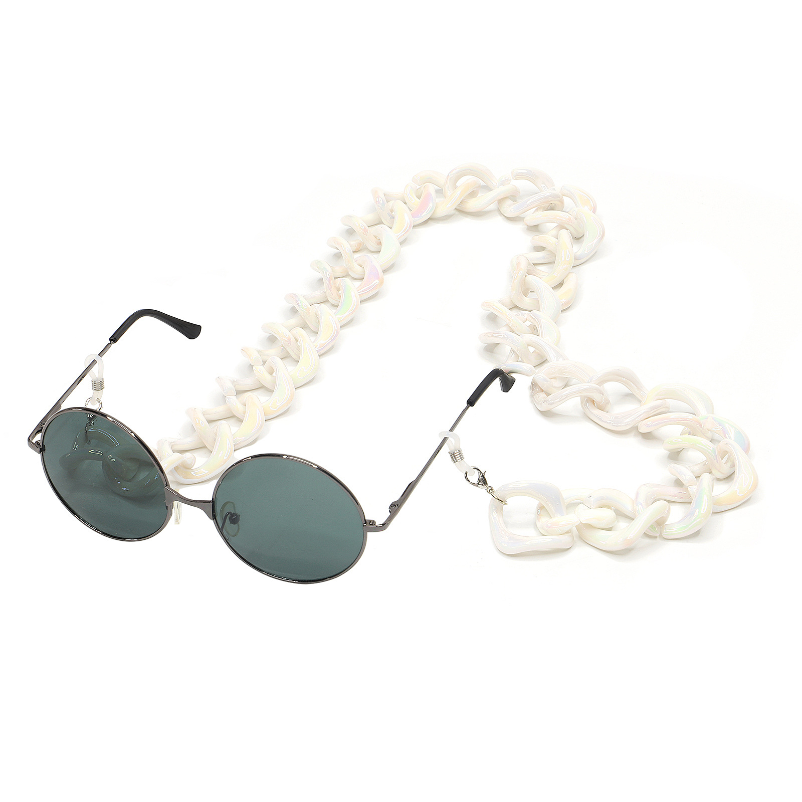 Fashion Geometric Thick Chain Environmental Protection Acrylic Glasses Chain display picture 1