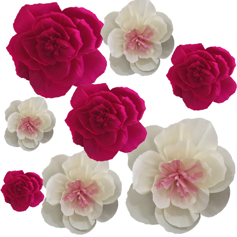 大量供应仿真纸花 皱纹纸花 装饰皱花花心 纸花节日婚庆装饰搭配|ms