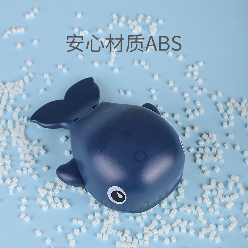 Juguetes de baño para niños jugando al agua sinuoso wind-up ballena natación bebé baño juego de agua cangrejo ducha