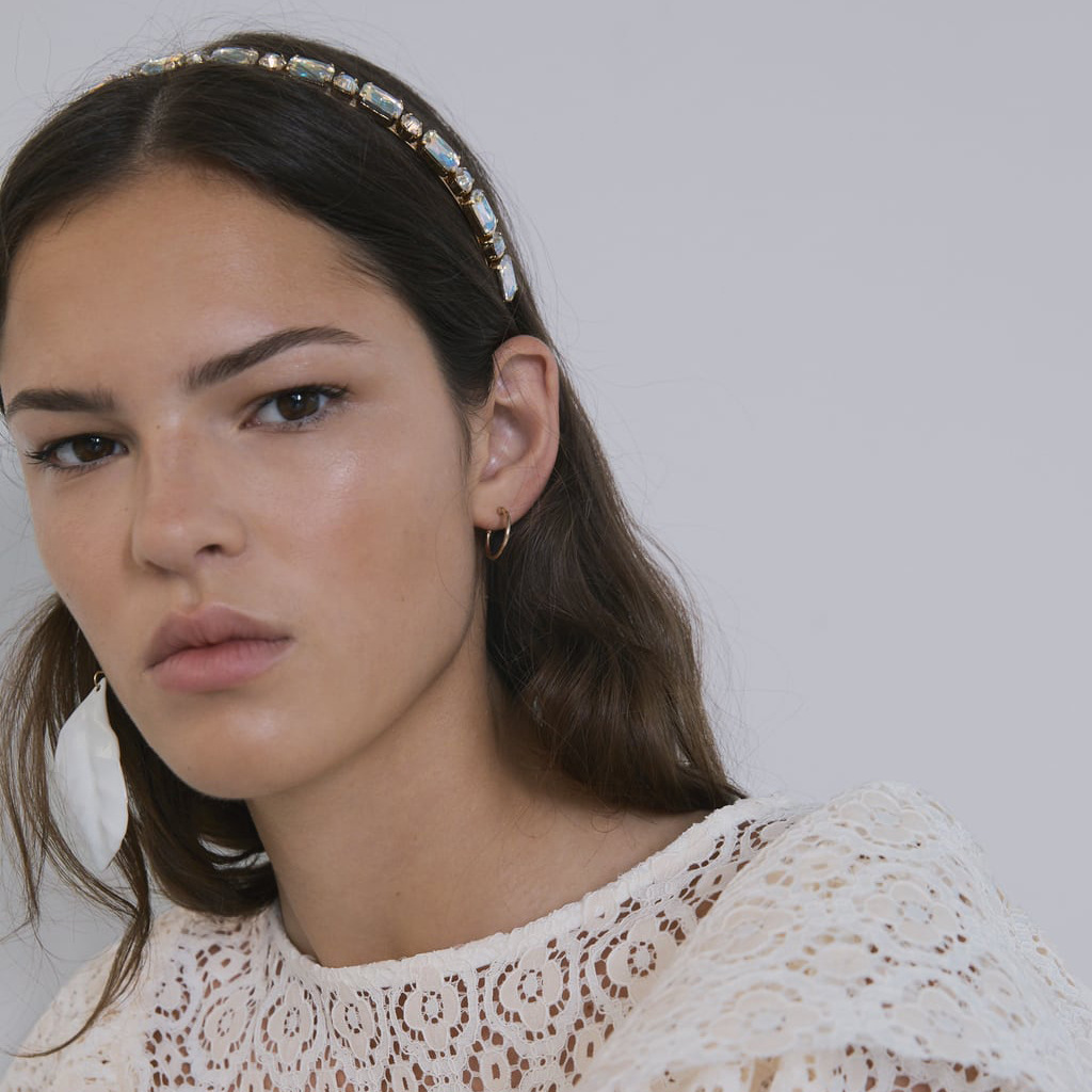 Stylish Big Gem-Studded Headband