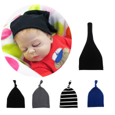 婴儿用品宝宝打结套头帽子睡眠帽 新生儿帽Newborn hat