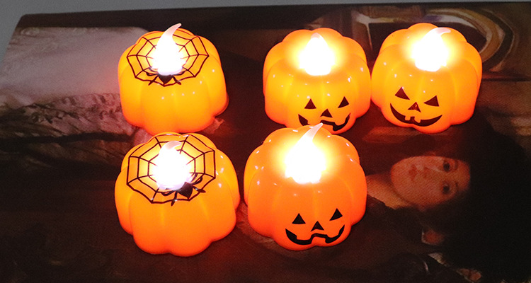 Halloween Party Decoration Supplies LED Electronic Pumpkin Lamp Atmosphere Decoration Light Luminous Toy Pumpkin Candle Lightpicture11