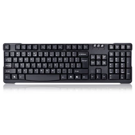 Клавиатура KR-6A от Dual-Fly, кабельная, USB, водостойкая, для интернет-кафе, бизнес-офис, игровой настольный ПК, единичная клавиатура